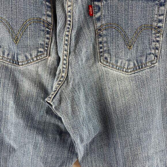 Levi's 550 Relaxed Fit Bootcut Jeans Women's 8 Medium Wash Denim Everyday Pucker - Picture 13 of 15